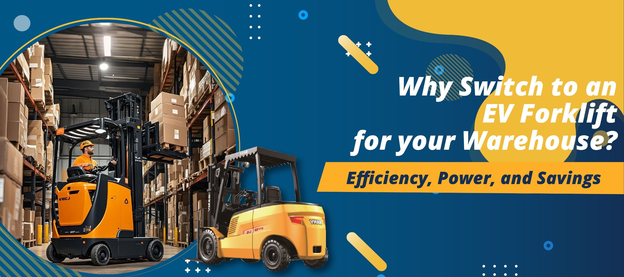 9 Sebab untuk Beralih kepada Forklift EV SANY SCP35C6 di Gudang Anda